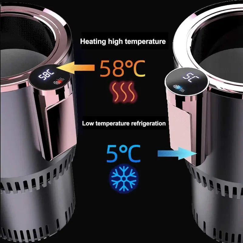 Ultimate Temperature Control Cup Holder with Instant Heat or Chill for Your Beverage