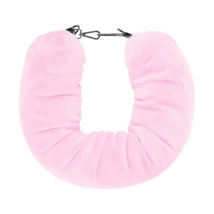 Velvet Soft Travel Stuffable Neck Pillow Luggage Space-Saving Portable Refillable Neck Support Cushion Car Train Airplane